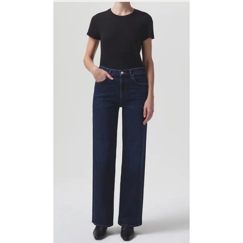 AGOLDE Straight-Leg Women's Jeans in Dark Indigo